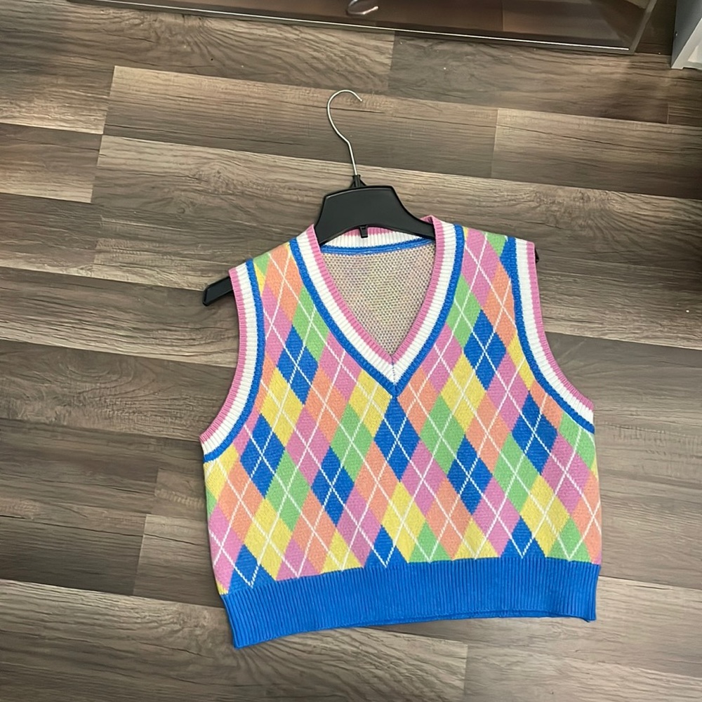 Colorful Sweater Vest